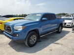 2019 Toyota Tacoma Double Cab Blue vin: 5TFAZ5CN2KX082810