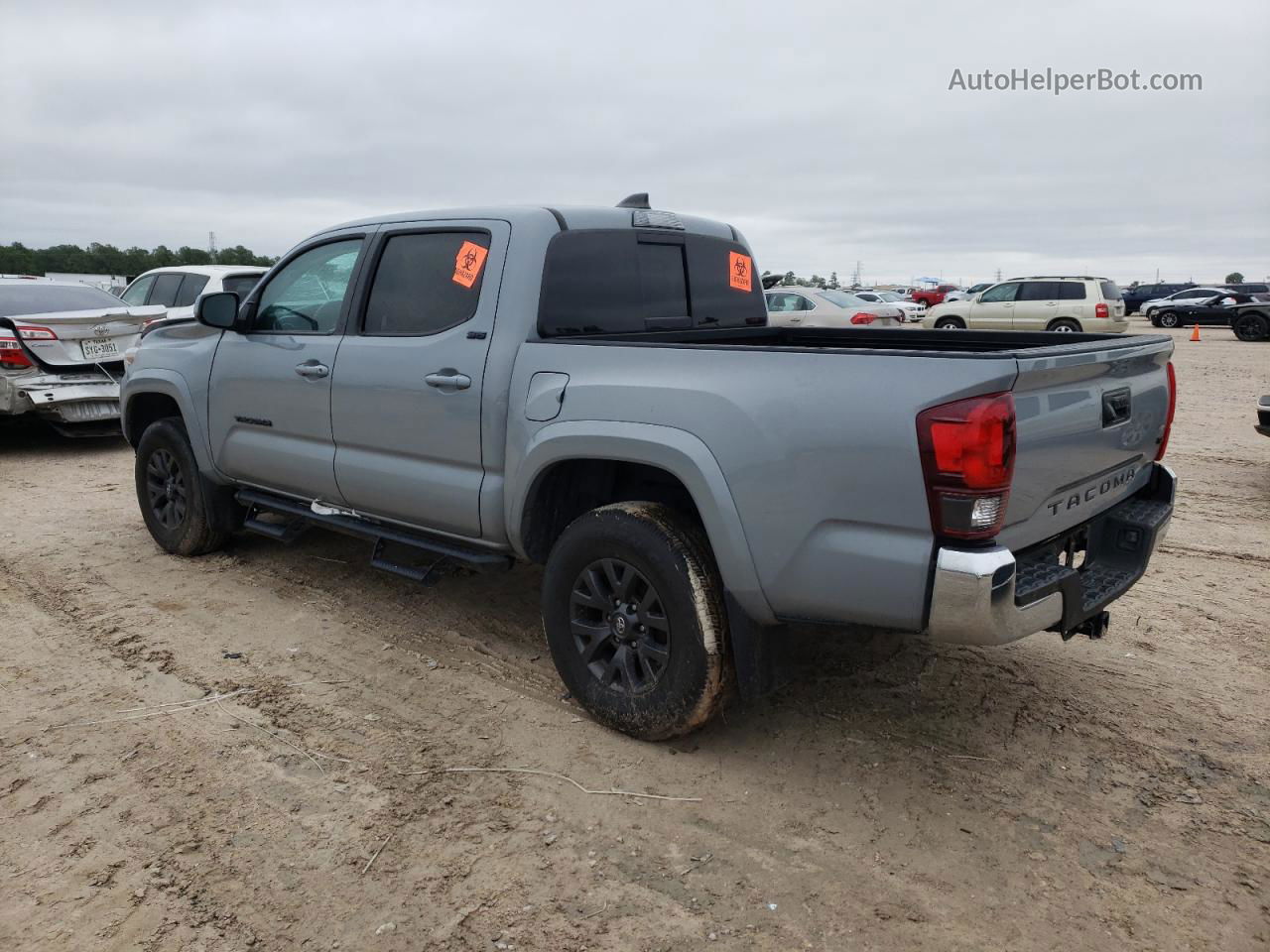 2021 Toyota Tacoma Double Cab Gray vin: 5TFAZ5CN2MX101097