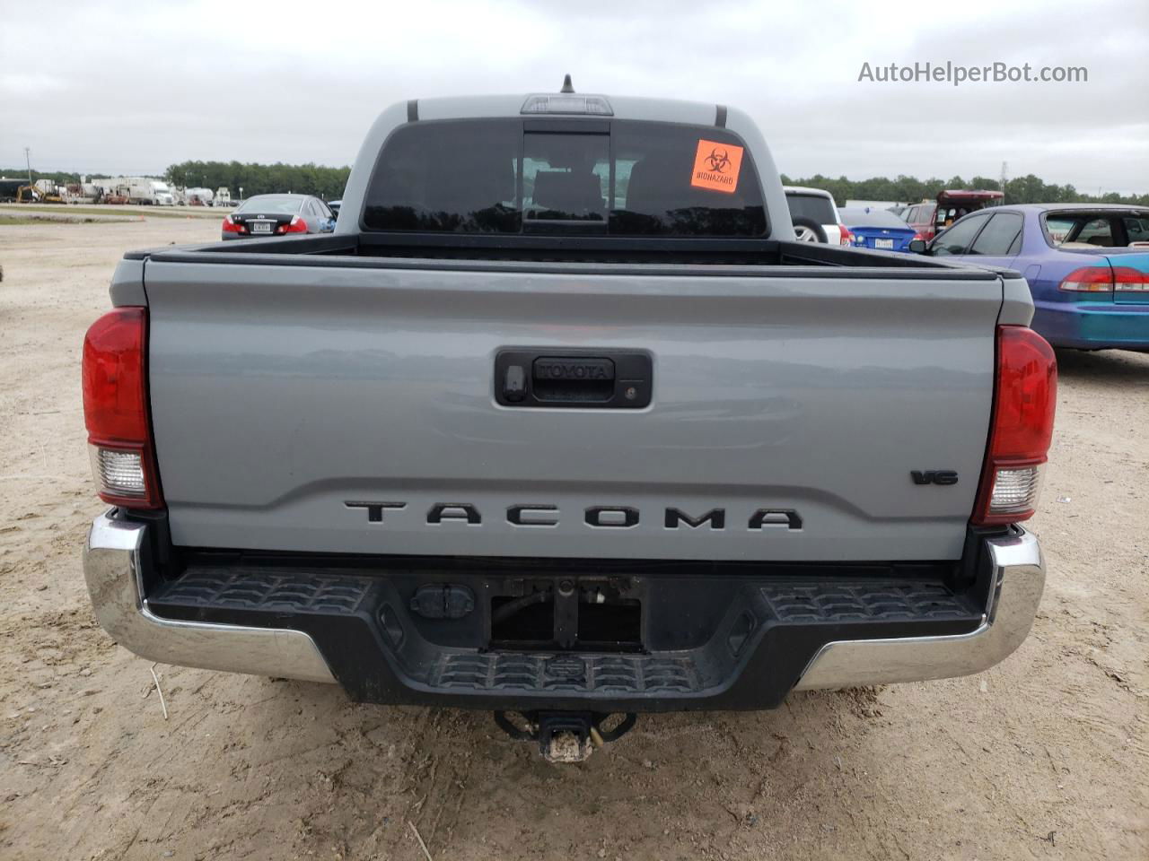 2021 Toyota Tacoma Double Cab Gray vin: 5TFAZ5CN2MX101097