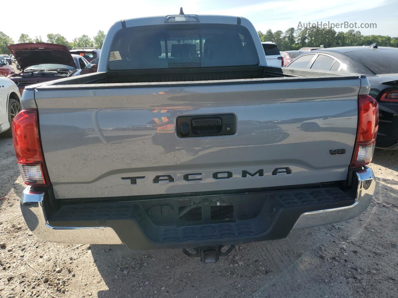 2021 Toyota Tacoma Double Cab Gray vin: 5TFAZ5CN2MX101097