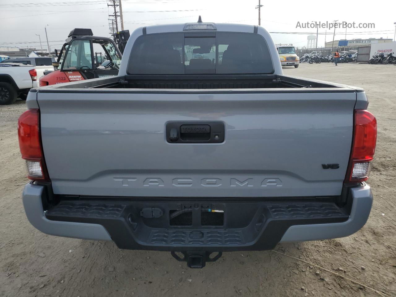 2021 Toyota Tacoma Double Cab Gray vin: 5TFAZ5CN2MX110866