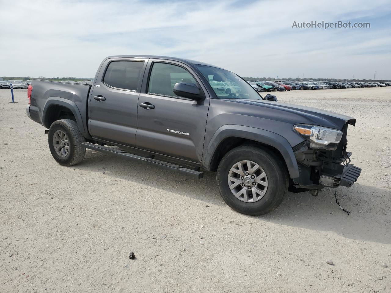 2017 Toyota Tacoma Double Cab Charcoal vin: 5TFAZ5CN3HX030045