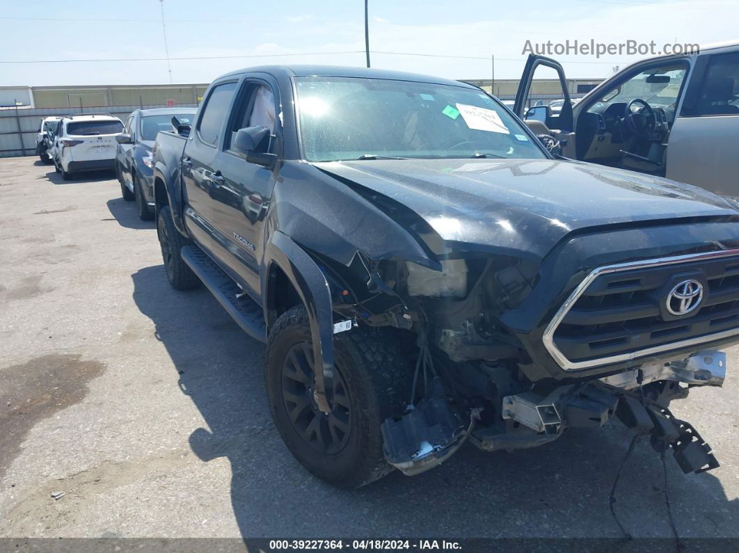 2017 Toyota Tacoma Sr5 V6 Black vin: 5TFAZ5CN3HX032765