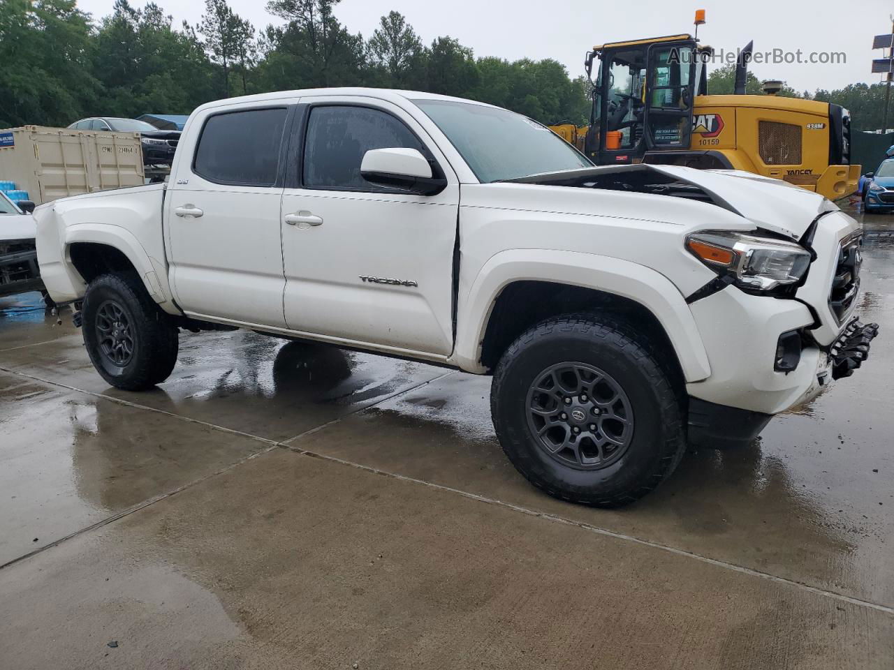 2017 Toyota Tacoma Double Cab White vin: 5TFAZ5CN3HX033835