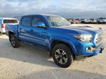 2017 Toyota Tacoma Double Cab Blue vin: 5TFAZ5CN3HX049792