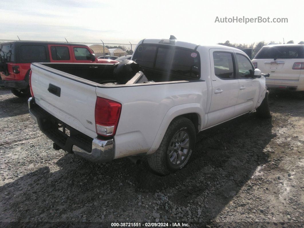 2017 Toyota Tacoma Sr5 V6 White vin: 5TFAZ5CN3HX053194