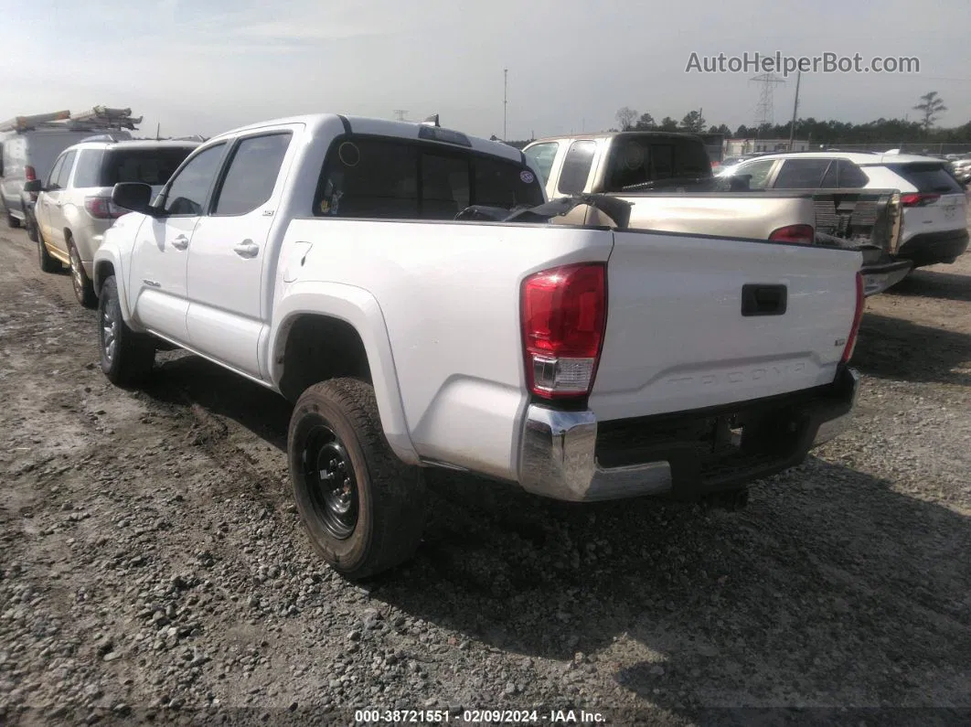 2017 Toyota Tacoma Sr5 V6 White vin: 5TFAZ5CN3HX053194