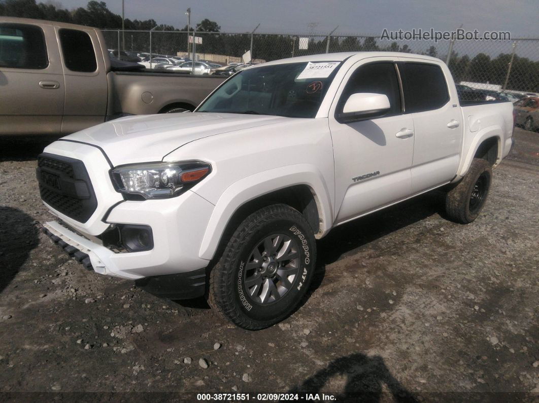 2017 Toyota Tacoma Sr5 V6 White vin: 5TFAZ5CN3HX053194