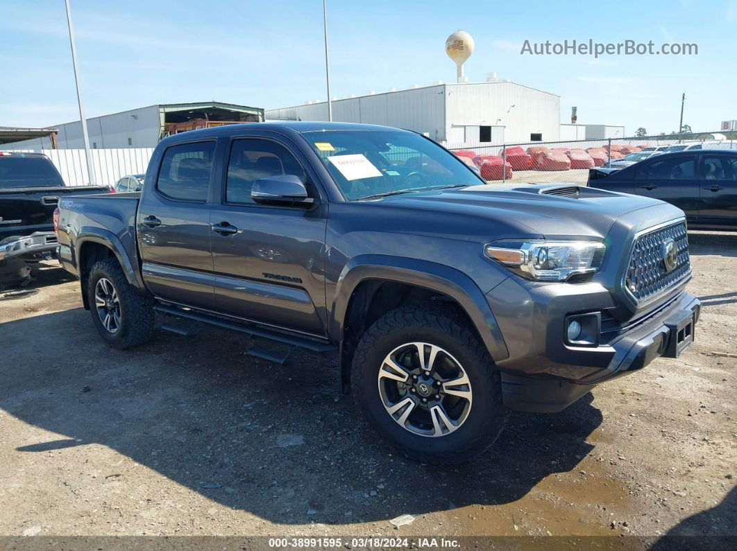 2019 Toyota Tacoma Trd Sport Серый vin: 5TFAZ5CN3KX084811