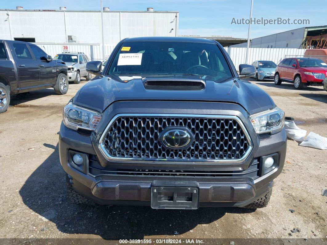 2019 Toyota Tacoma Trd Sport Gray vin: 5TFAZ5CN3KX084811