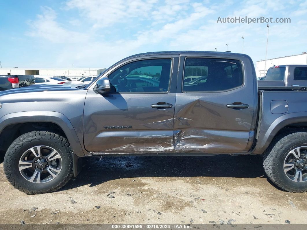 2019 Toyota Tacoma Trd Sport Gray vin: 5TFAZ5CN3KX084811