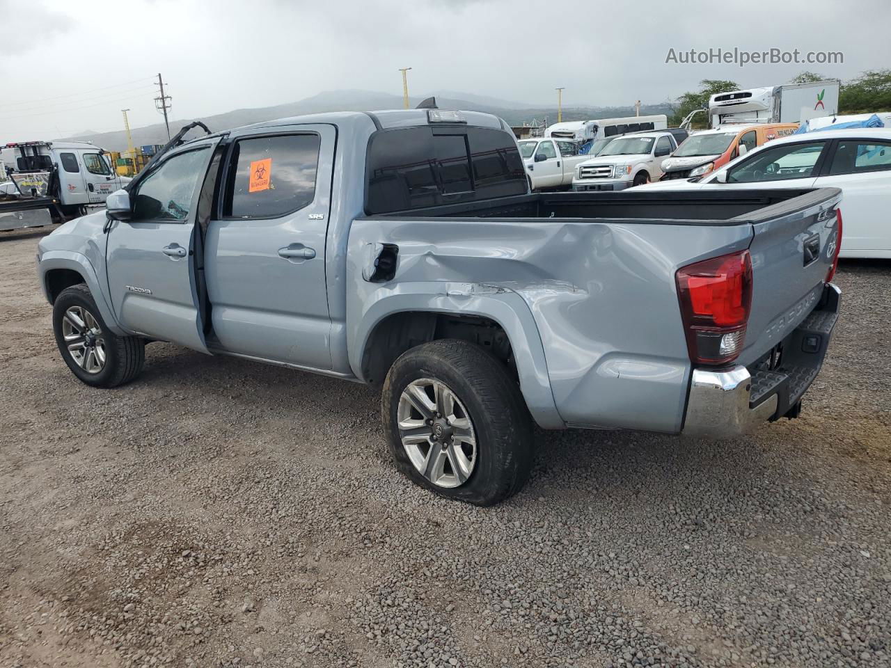 2019 Toyota Tacoma Double Cab Gray vin: 5TFAZ5CN3KX084954