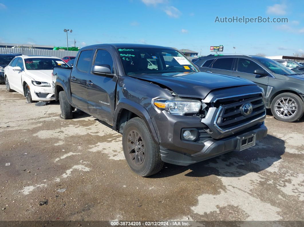 2021 Toyota Tacoma Sr5 V6 Gray vin: 5TFAZ5CN3MX097772