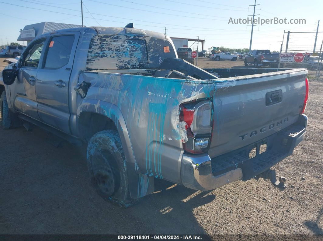 2021 Toyota Tacoma Sr5 V6 Серебряный vin: 5TFAZ5CN3MX104655