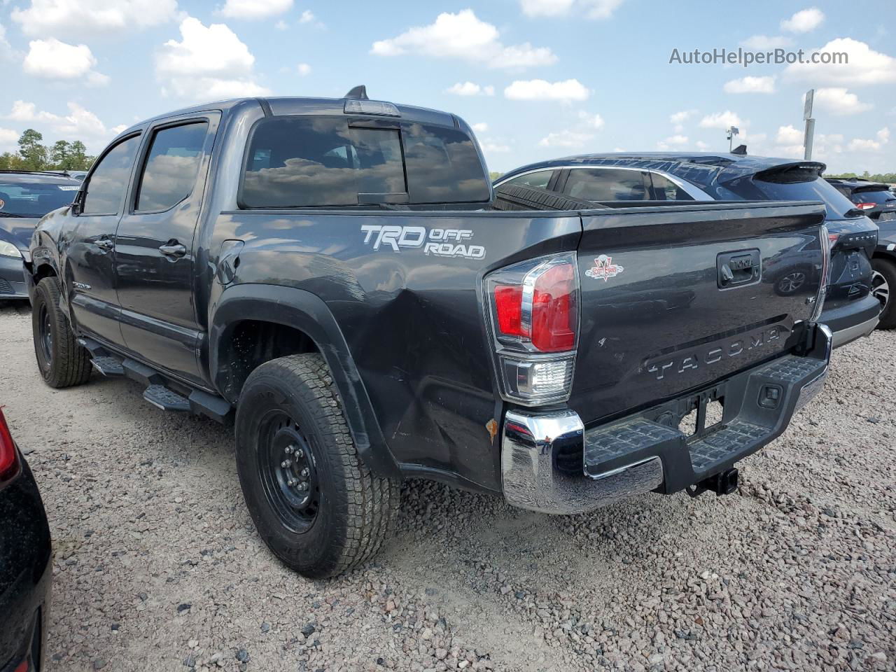 2021 Toyota Tacoma Double Cab Gray vin: 5TFAZ5CN3MX114103