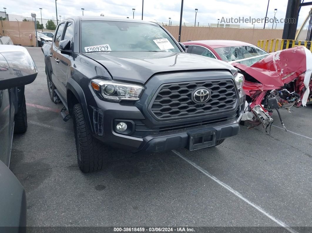 2021 Toyota Tacoma Trd Off-road Gray vin: 5TFAZ5CN4MX111808