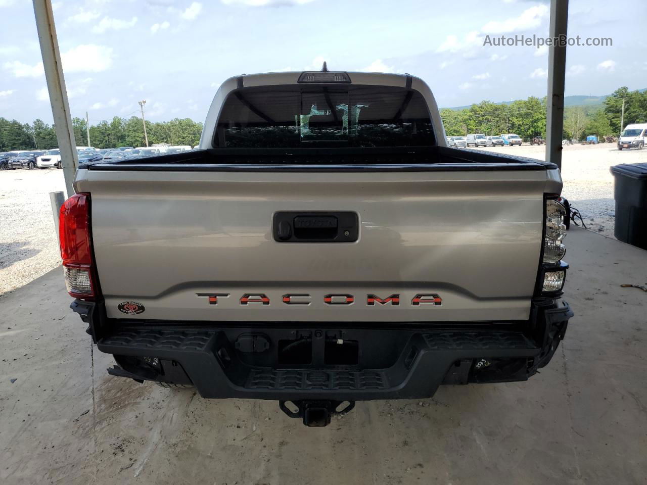 2019 Toyota Tacoma Double Cab Silver vin: 5TFAZ5CN5KX078511