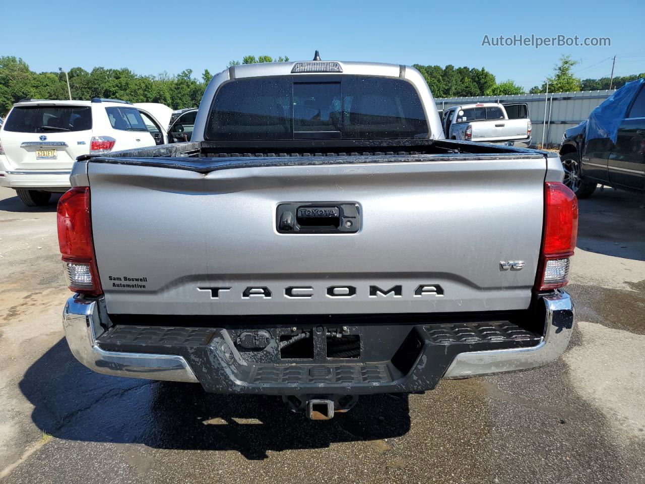 2020 Toyota Tacoma Double Cab Silver vin: 5TFAZ5CN5LX091146