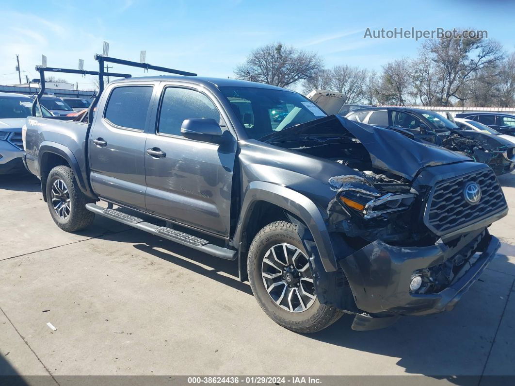 2021 Toyota Tacoma Trd Sport Серый vin: 5TFAZ5CN5MX110862