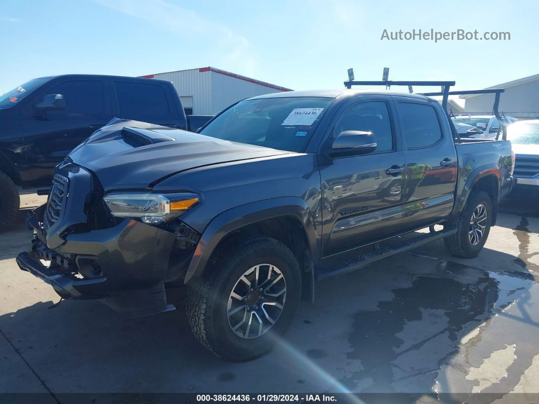 2021 Toyota Tacoma Trd Sport Серый vin: 5TFAZ5CN5MX110862