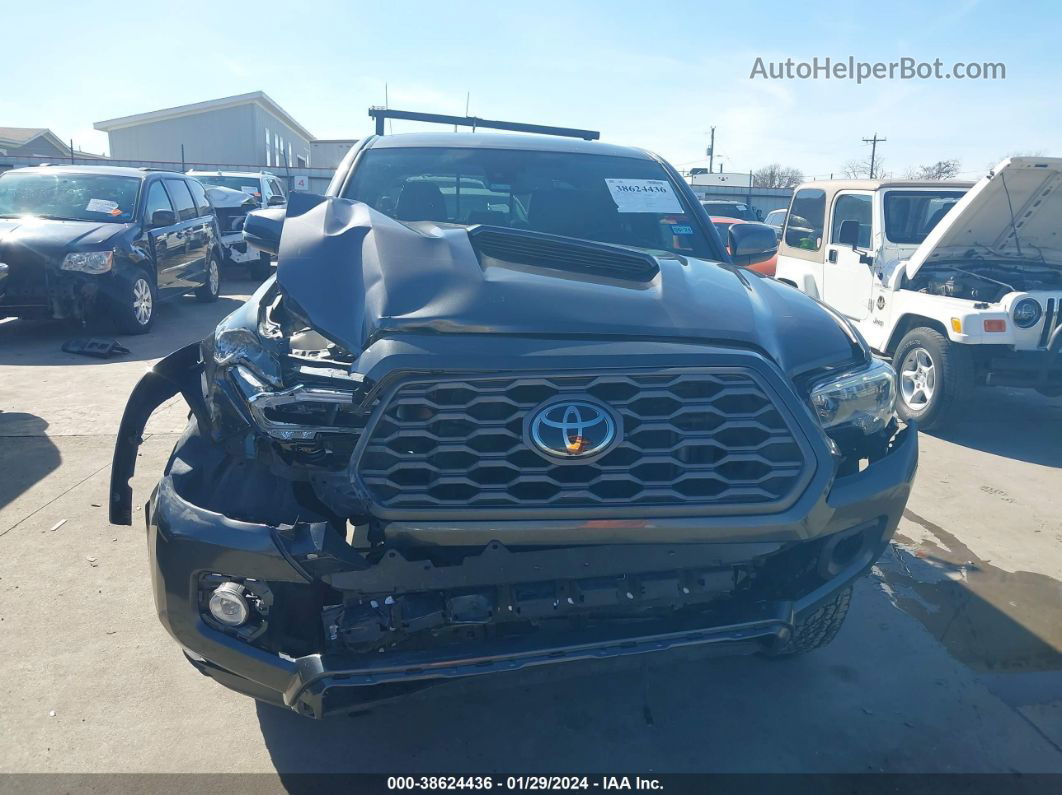 2021 Toyota Tacoma Trd Sport Серый vin: 5TFAZ5CN5MX110862