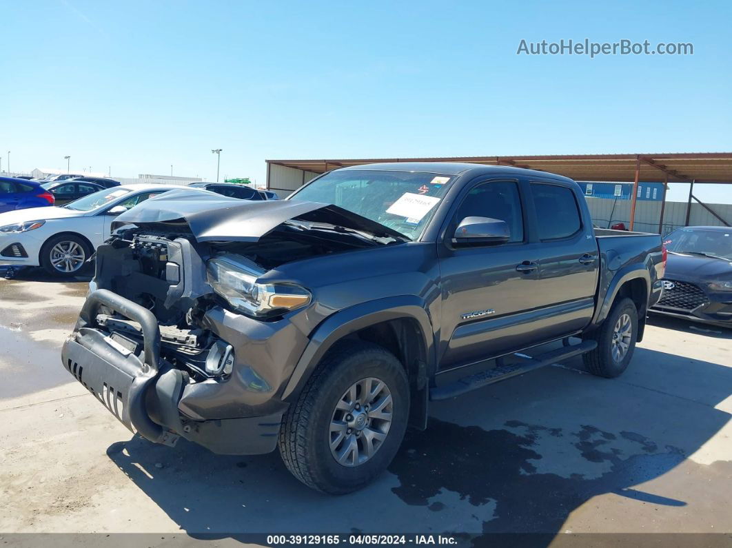 2017 Toyota Tacoma Sr5 V6 Gray vin: 5TFAZ5CN6HX025440