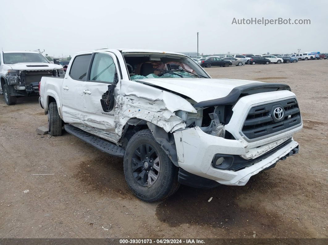 2017 Toyota Tacoma Sr5 V6 White vin: 5TFAZ5CN6HX030069