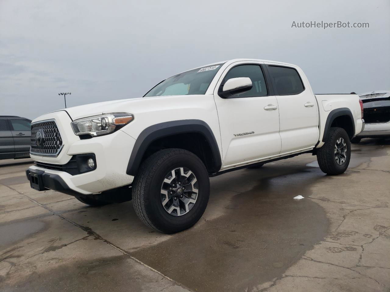 2019 Toyota Tacoma Double Cab Белый vin: 5TFAZ5CN6KX081062