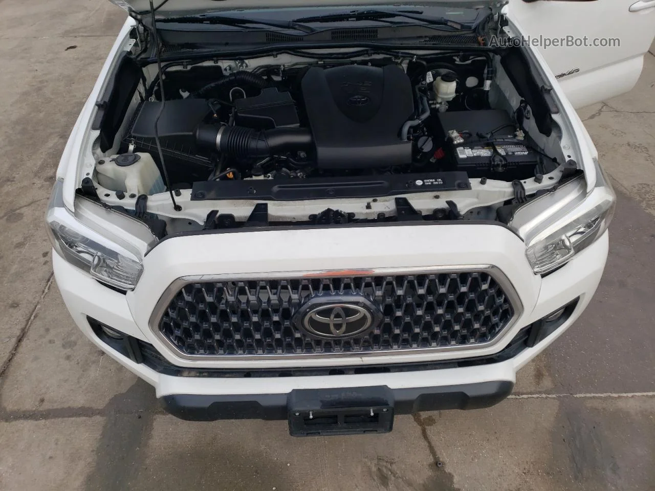 2019 Toyota Tacoma Double Cab Белый vin: 5TFAZ5CN6KX081062