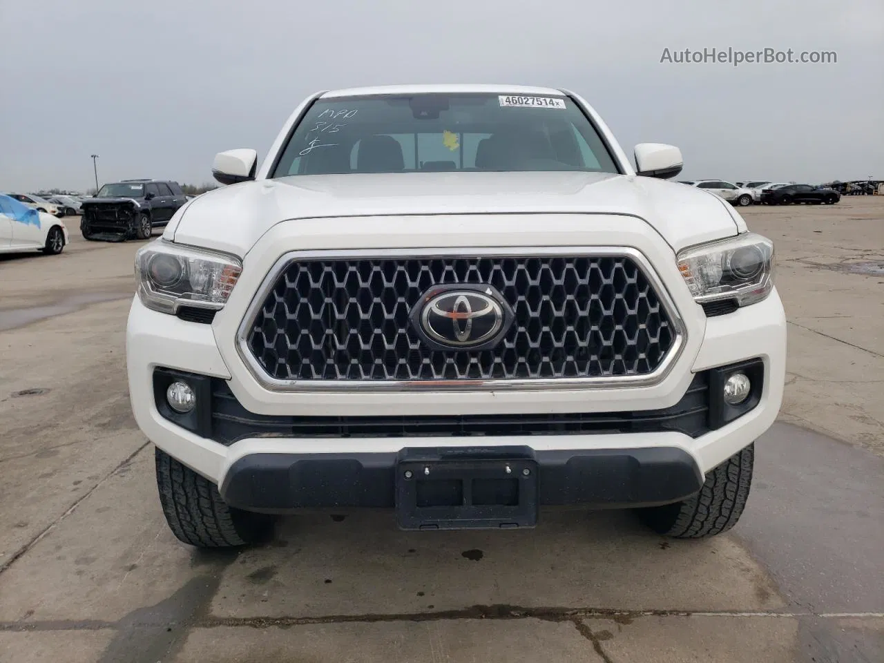 2019 Toyota Tacoma Double Cab Белый vin: 5TFAZ5CN6KX081062