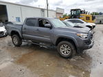 2017 Toyota Tacoma Double Cab Gray vin: 5TFAZ5CN7HX050766
