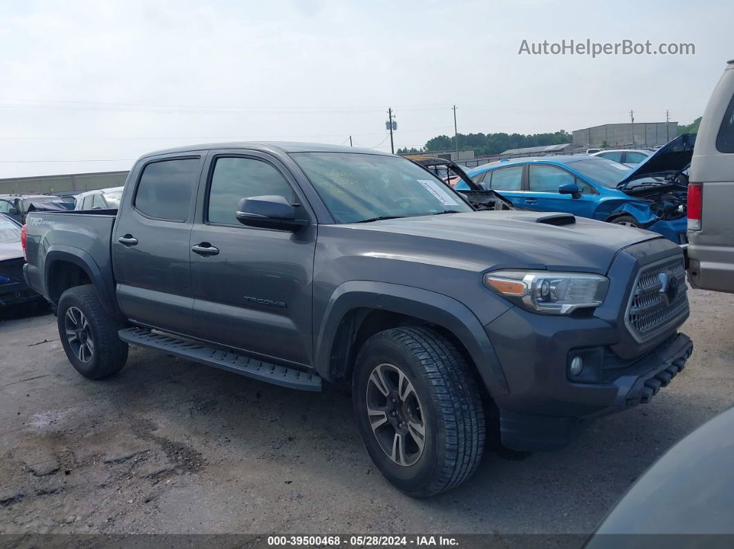 2017 Toyota Tacoma Trd Sport Gray vin: 5TFAZ5CN7HX052498