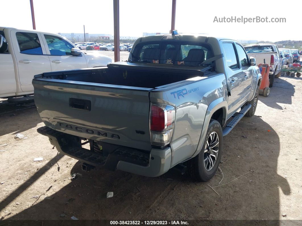 2021 Toyota Tacoma Trd Sport Gray vin: 5TFAZ5CN7MX106666