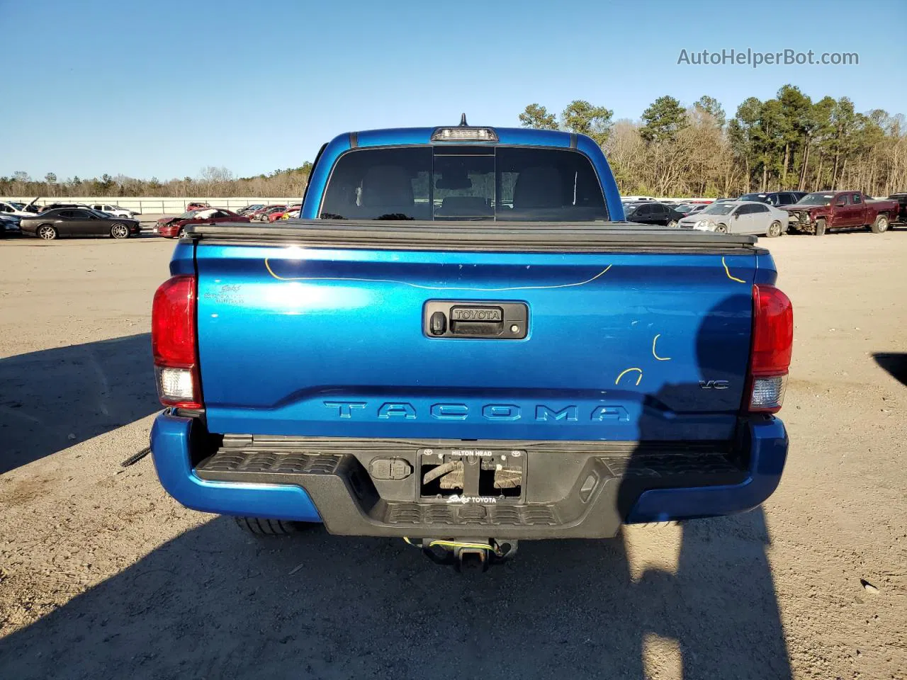 2017 Toyota Tacoma Double Cab Blue vin: 5TFAZ5CN8HX036570