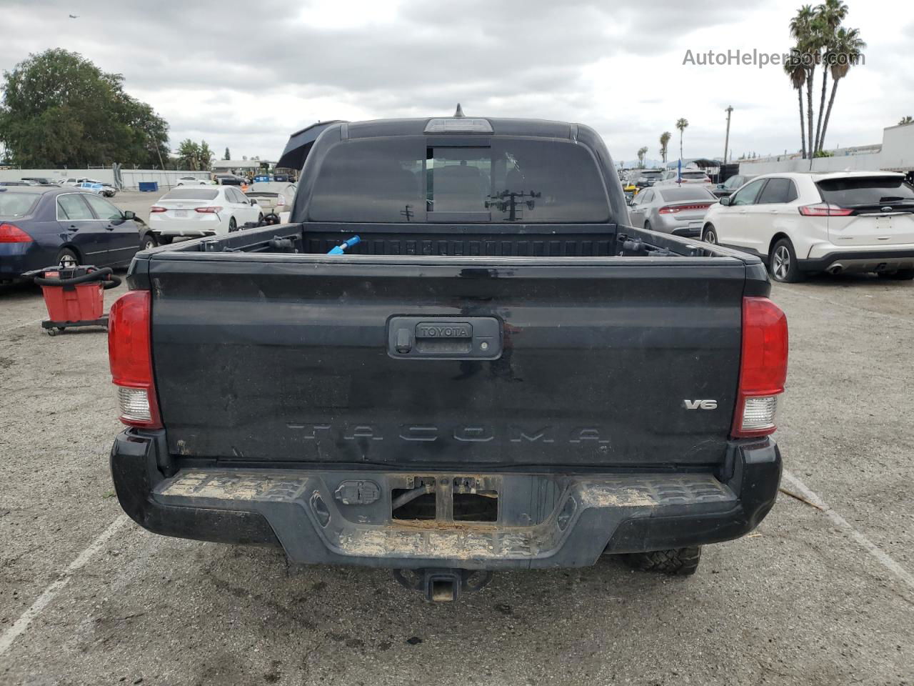 2017 Toyota Tacoma Double Cab Black vin: 5TFAZ5CN8HX053868