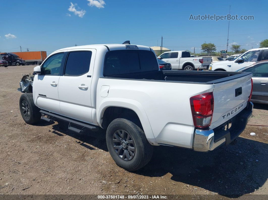 2021 Toyota Tacoma Sr5 V6 White vin: 5TFAZ5CN8MX117482