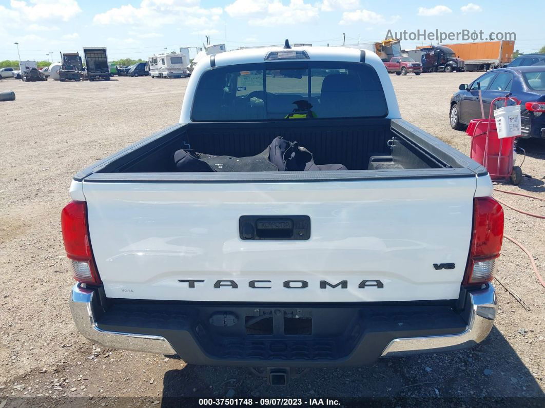 2021 Toyota Tacoma Sr5 V6 White vin: 5TFAZ5CN8MX117482