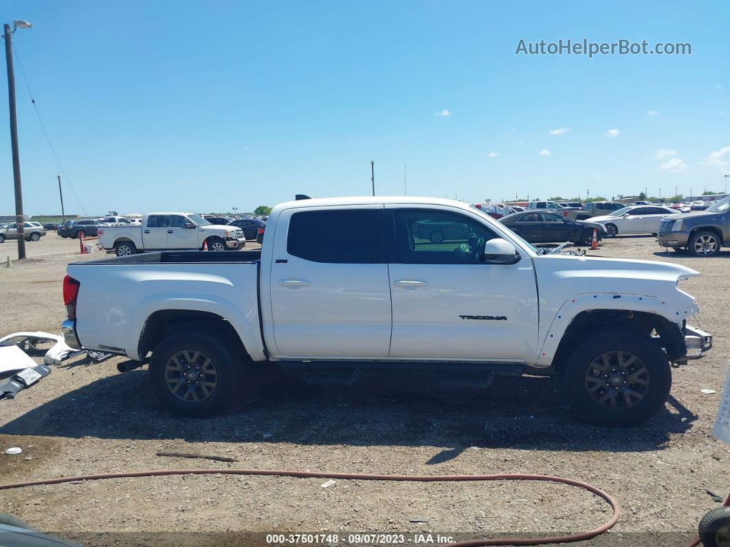 2021 Toyota Tacoma Sr5 V6 White vin: 5TFAZ5CN8MX117482