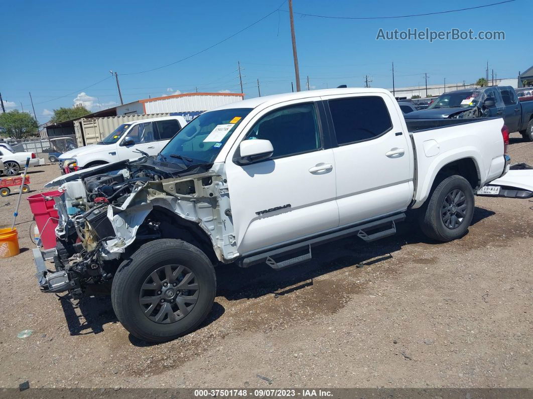 2021 Toyota Tacoma Sr5 V6 Белый vin: 5TFAZ5CN8MX117482