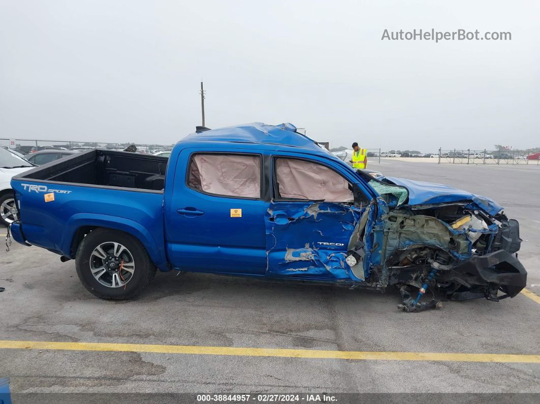 2017 Toyota Tacoma   Blue vin: 5TFAZ5CN9HX027294