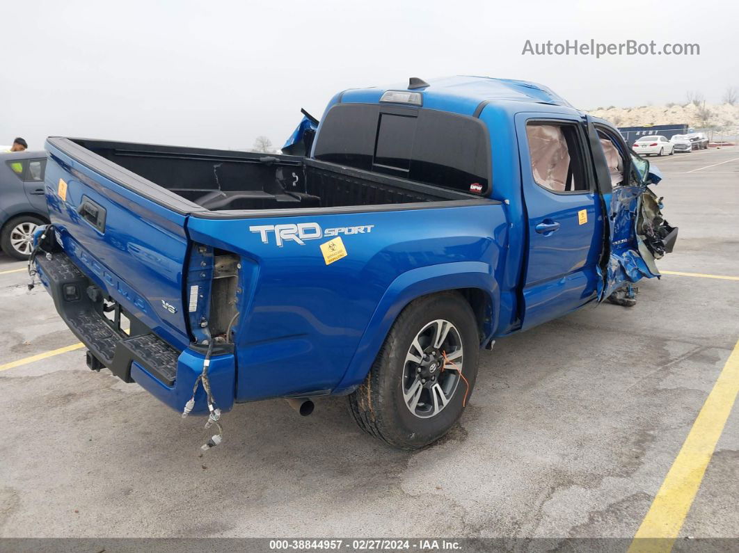 2017 Toyota Tacoma   Blue vin: 5TFAZ5CN9HX027294