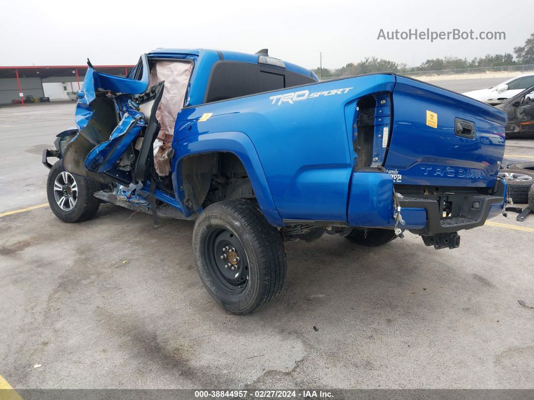 2017 Toyota Tacoma   Blue vin: 5TFAZ5CN9HX027294