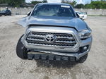 2017 Toyota Tacoma Double Cab Silver vin: 5TFAZ5CN9HX027408