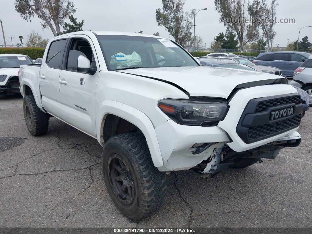 2017 Toyota Tacoma Sr5 V6 White vin: 5TFAZ5CN9HX030972