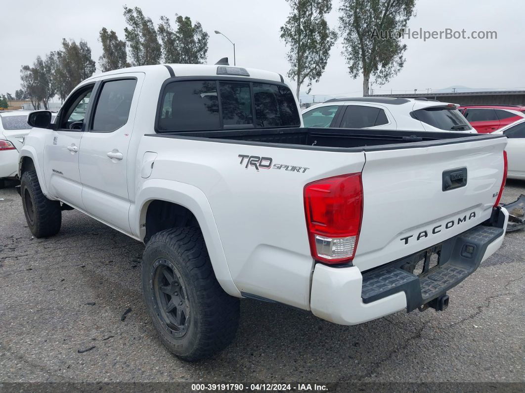 2017 Toyota Tacoma Sr5 V6 White vin: 5TFAZ5CN9HX030972