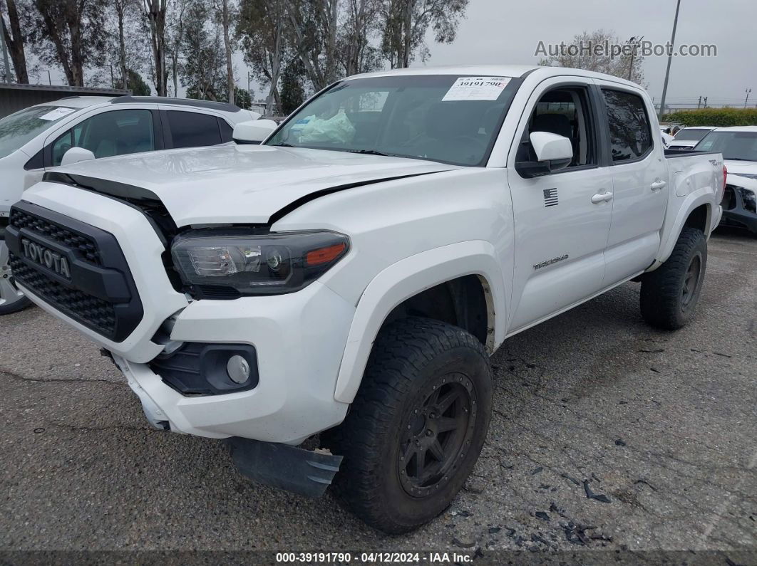 2017 Toyota Tacoma Sr5 V6 White vin: 5TFAZ5CN9HX030972