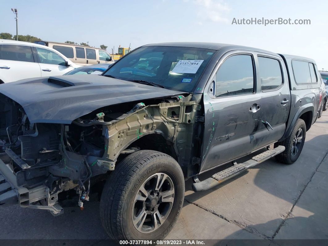 2017 Toyota Tacoma Sr5/trd Sport Gray vin: 5TFAZ5CN9HX041468