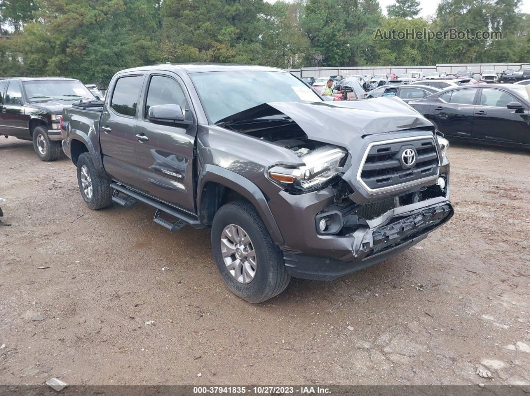 2017 Toyota Tacoma Sr5 V6 Silver vin: 5TFAZ5CN9HX045715