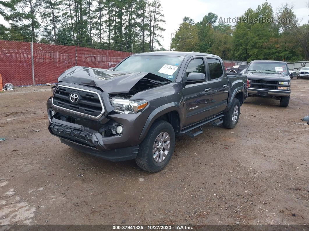 2017 Toyota Tacoma Sr5 V6 Silver vin: 5TFAZ5CN9HX045715