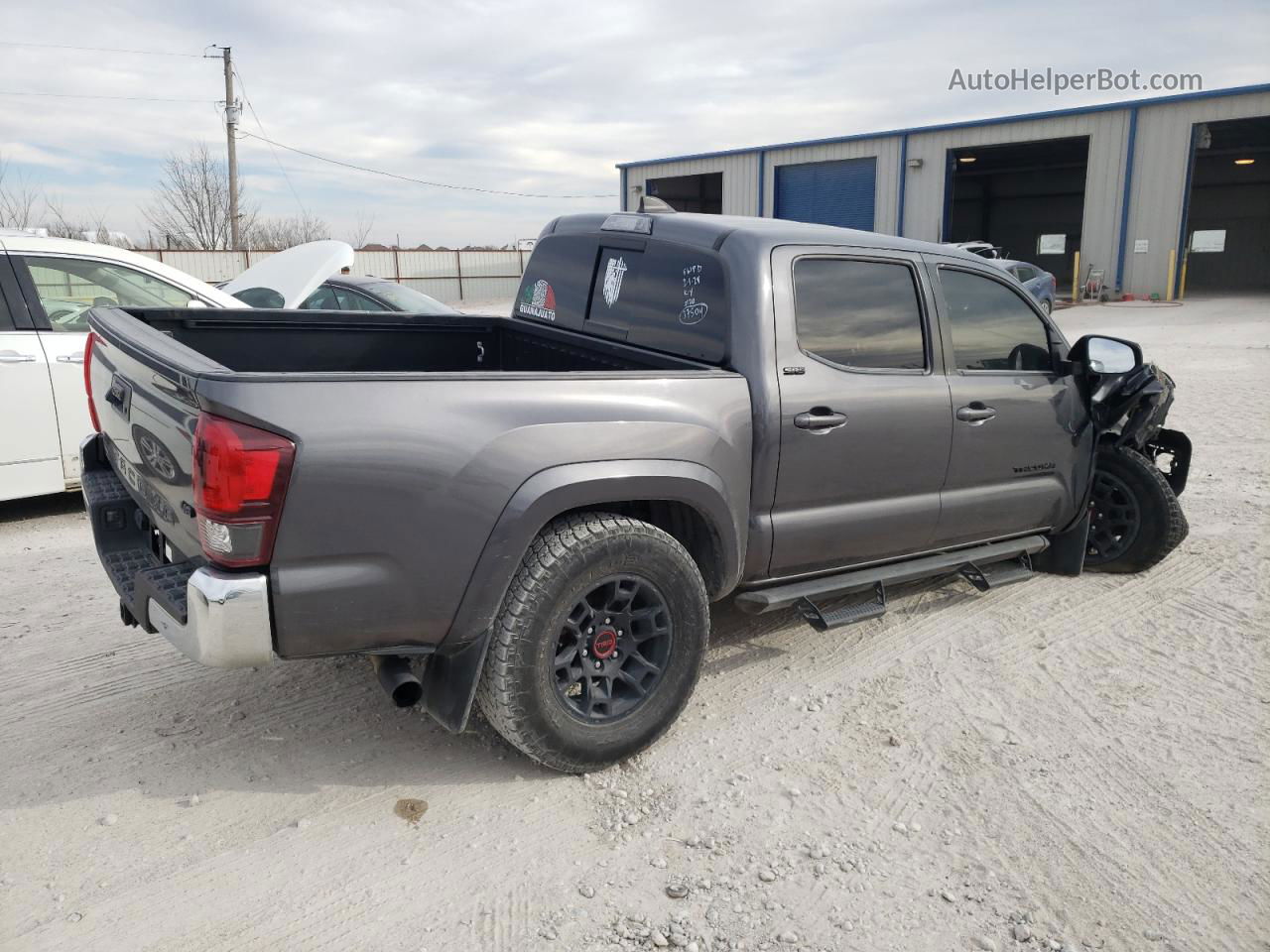 2021 Toyota Tacoma Double Cab Gray vin: 5TFAZ5CN9MX097811